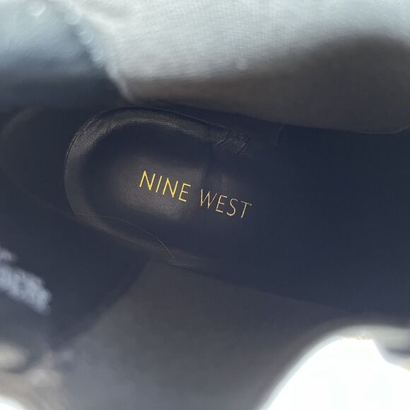 NINE WEST Hartyn Leopard Ankle Boots Pointed Toe Slip-on Booties Size 8 - Picture 10 of 13